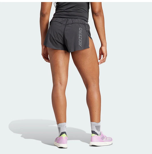 Authentic and official Adidas ADIZERO SPLIT W women's running shorts.