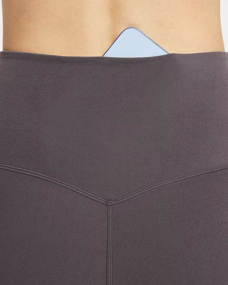 Nike Zenvy Empty Series Solid Color High-Waist Mesh Fitness Leggings for Women – Slim Fit, Sports Style