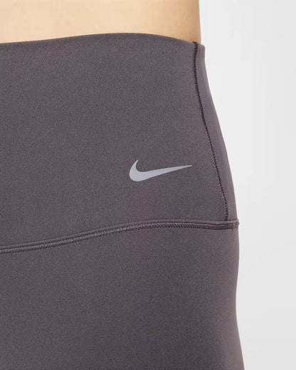 Nike Zenvy Empty Series Solid Color High-Waist Mesh Fitness Leggings for Women – Slim Fit, Sports Style