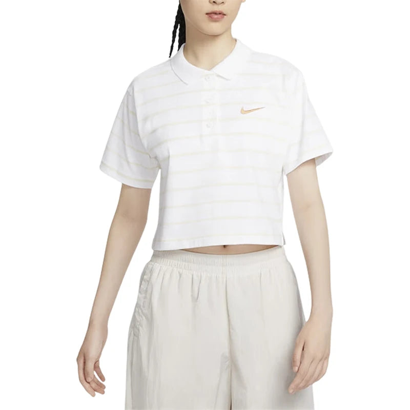 Official Nike women's polo shirt, authentic, new, loose fit, short sleeves.