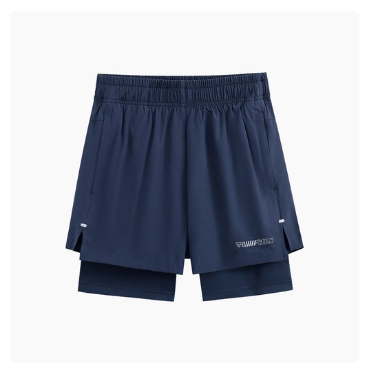 DRUR women's high-waisted, quick-drying, 2-in-1 athletic shorts for gym and yoga, with pocket, for summer workouts.