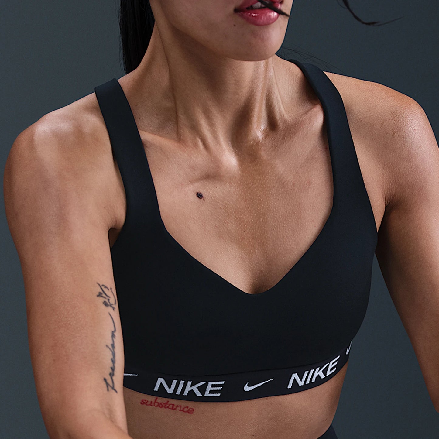 Nike Indy women's breathable sports bra for daily workouts and running.