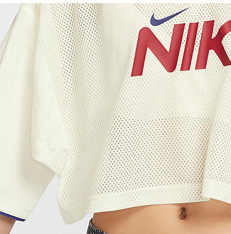 Official Nike women's summer t-shirt, casual, breathable, with V-neck.