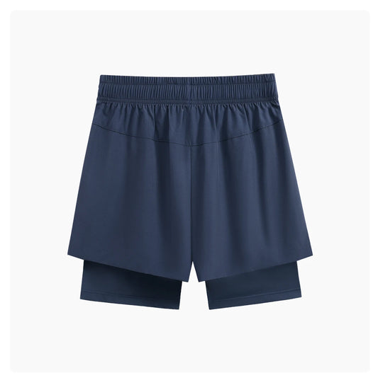 DRUR women's high-waisted, quick-drying, 2-in-1 athletic shorts for gym and yoga, with pocket, for summer workouts.