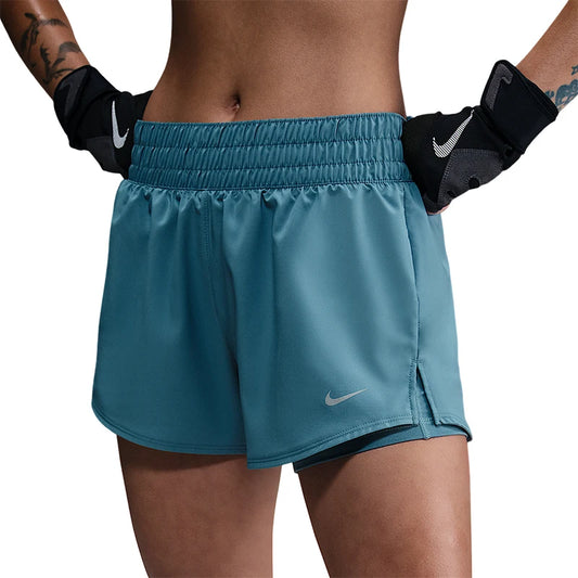 Genuine and breathable Nike Dri-FIT women's training and running shorts.
