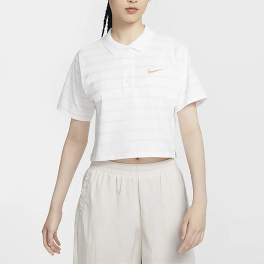 Official Nike women's polo shirt, authentic, new, loose fit, short sleeves.