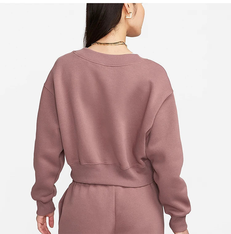 Official Nike Women's Spring Sweatshirt with V-Neck