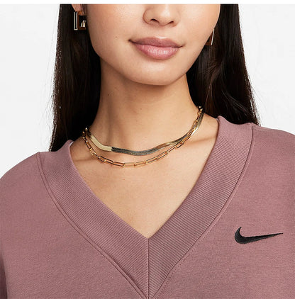 Official Nike Women's Spring Sweatshirt with V-Neck