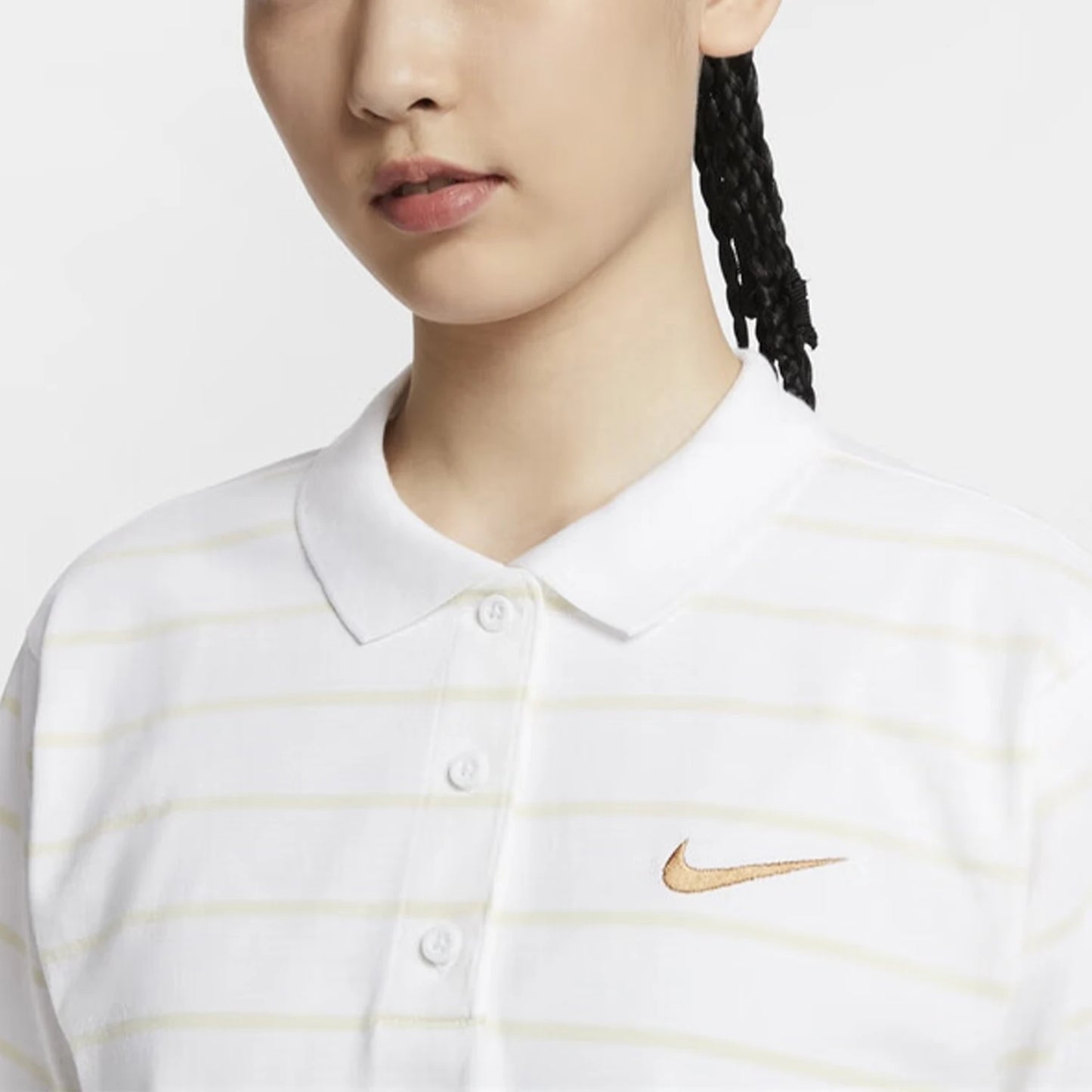 Official Nike women's polo shirt, authentic, new, loose fit, short sleeves.